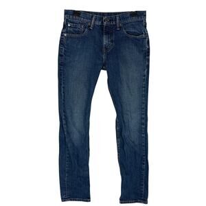 Levi's 511 Jeans Mens 29x32 Blue Denim Stretch Slim Fit Mid-Rise Straight‎ Leg